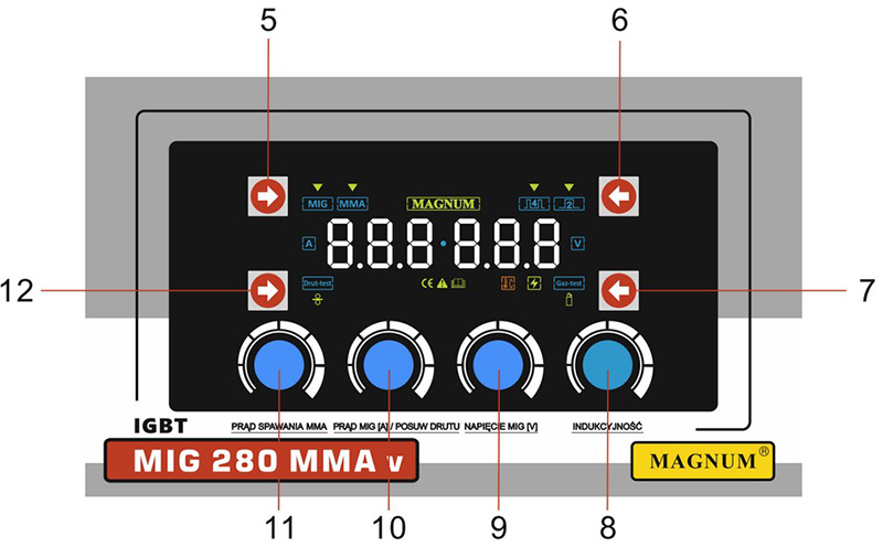 Panel Magnum 280 MMA V